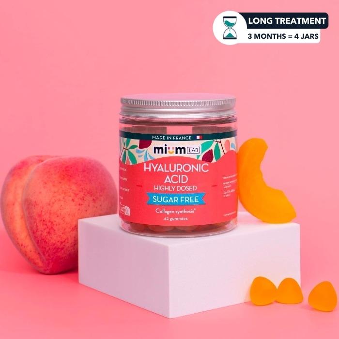 SUGAR-FREE HYALURONIC ACID GUMMIES  | Moisturizes Skin | 21 days