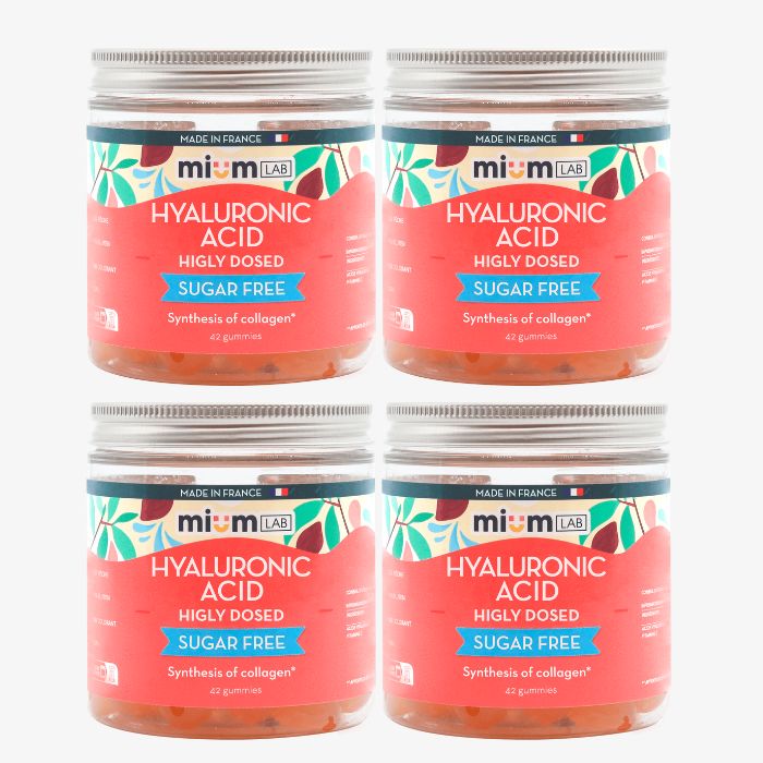 SUGAR-FREE HYALURONIC ACID GUMMIES | Super Pack | 4 x 21 days