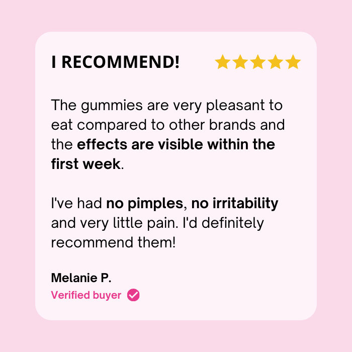 SUGAR-FREE PMS GUMMIES | Premenstrual syndrome | 21 days