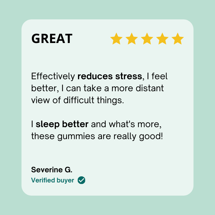 SUGAR-FREE STRESS GUMMIES | Fights stress and anxiety | 21 days