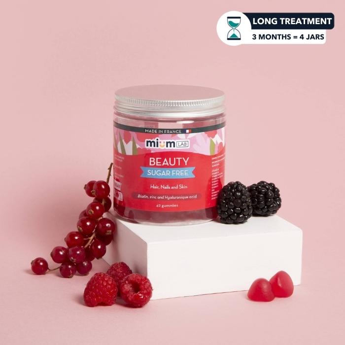 SUGAR-FREE BEAUTY GUMMIES | Hairs, nails, skin | 21 days
