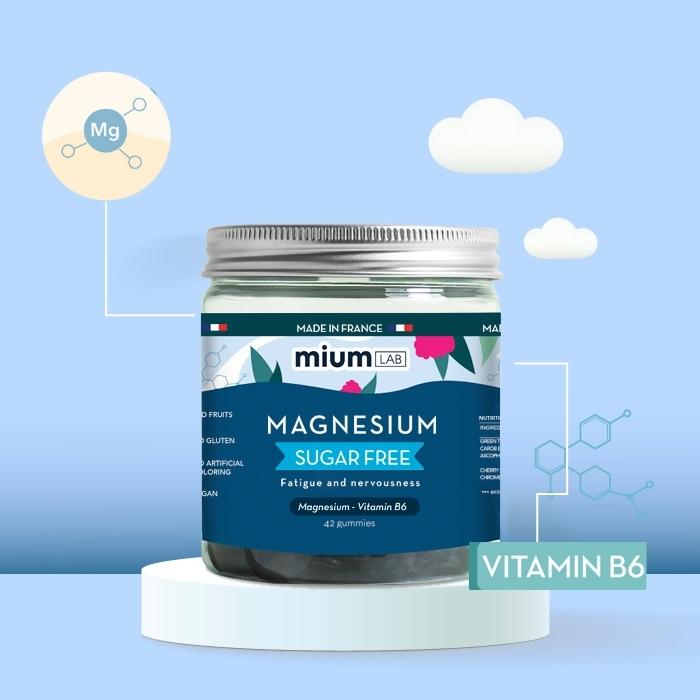SUGAR-FREE MAGNESIUM GUMMIES | Reduces Fatigue and Nervousness | 21 Days