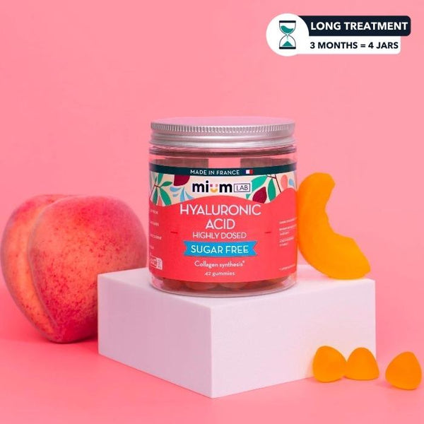 SUGAR-FREE HYALURONIC ACID GUMMIES  | Moisturizes Skin | 21 days