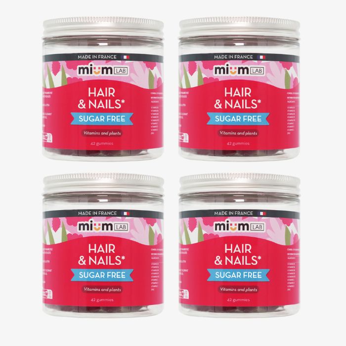 SUGAR-FREE HAIR &amp; NAILS GUMMIES | Super pack | 4 x 21 days