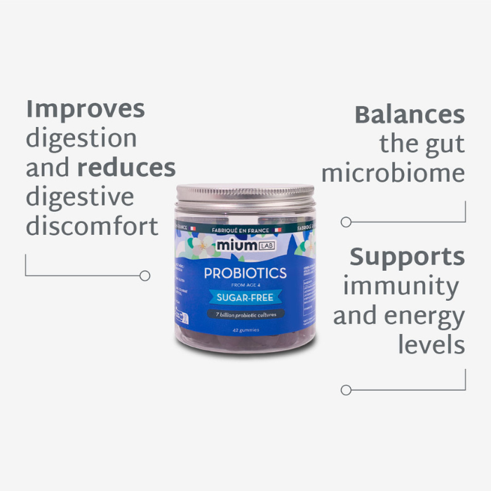 SUGAR-FREE PROBIOTICS GUMMIES | Digestive comfort | 21 days