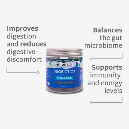 SUGAR-FREE PROBIOTICS GUMMIES | Digestive comfort | 21 days
