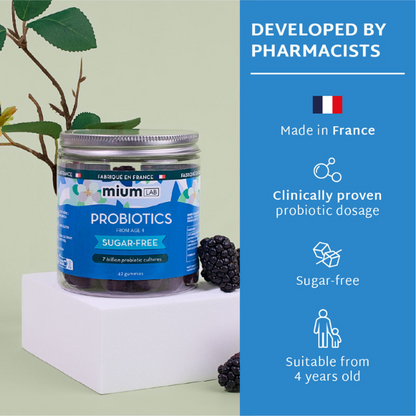 SUGAR-FREE PROBIOTICS GUMMIES | Digestive comfort | 21 days