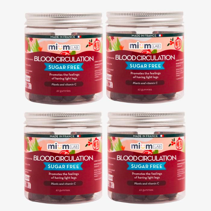 SUGAR-FREE BLOOD CIRCULATION GUMMIES | Super pack | 4 x 21 days