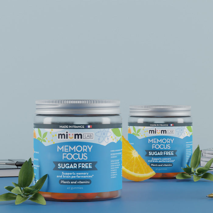 SUGAR-FREE MEMORY AND FOCUS GUMMIES | Improves memory | 21 days